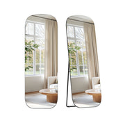 Staande Passpiegel met Aluminium Frame voor Slaapkamer