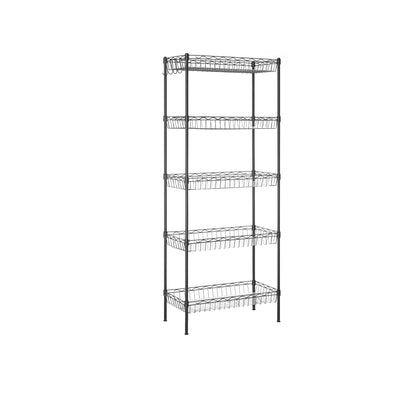 Staande plank met 4 haken