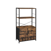 Opbergplank met stoffen lades | Kymiko