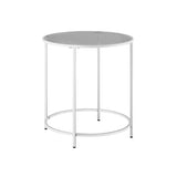 Ronde bijzettafel met metalen frame | Kymiko