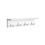 Wandkapstok met witte plank | Kymiko