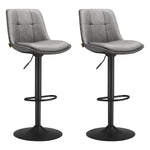 Barkruk set van 2 met rugleuning