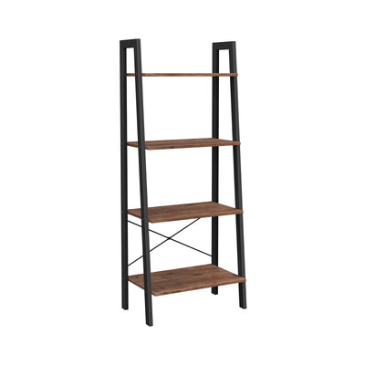 Staande plank hazelnootbruin-zwart | Kymiko