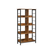 Staande plank vintage bruin-zwart | Kymiko