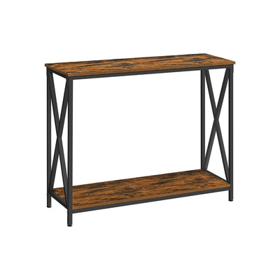 Industrieel design salontafel met metalen frame | Kymiko