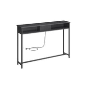 Consoletafel met stopcontacten bespaart ruimte | Kymiko