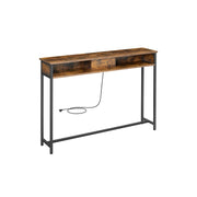 Consoletafel met stopcontacten bespaart ruimte | Kymiko