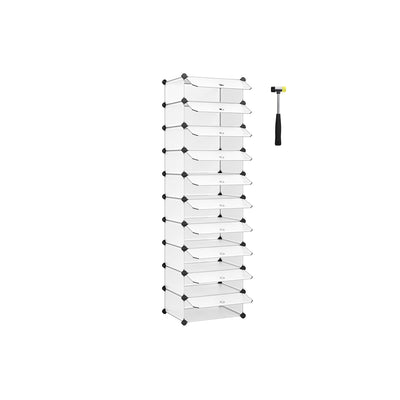 DIY-schoenenkast met 10 niveaus