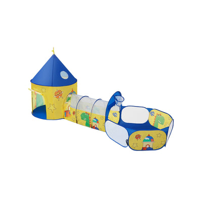 Speeltent voor kinderen geel-blauw | Kymiko