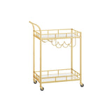 Trolley met 2 spiegelglazen planken | Kymiko