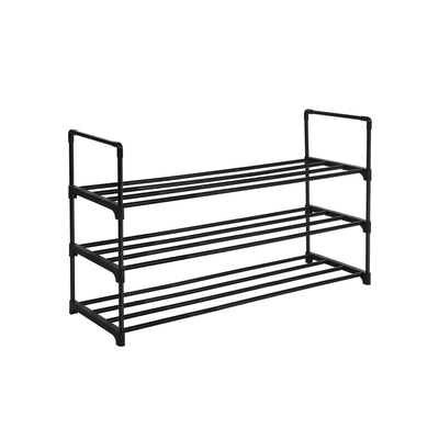 Metalen schoenenrek met 3 niveaus