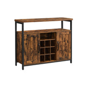 Dressoir vintage bruin-zwart | Kymiko