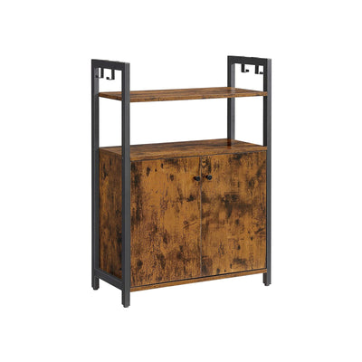 Dressoir in industriële stijl met plank | Kymiko