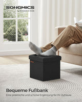 Opvouwbare bank basis zwart 2
