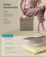 Opvouwbare bank camelbruin 5