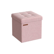 Opvouwbare bank pastelroze 1