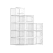 Set van 12 schoenendozen met deksels