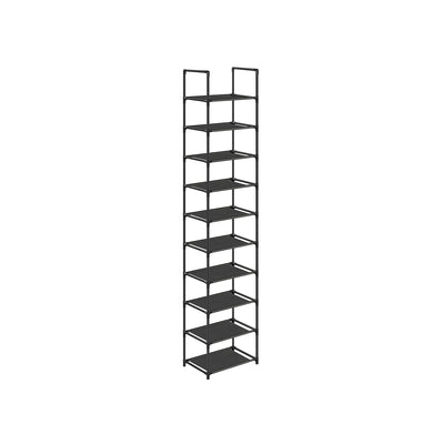 Schoenenrek met 10 niveaus 33 x 33 x 173 cm