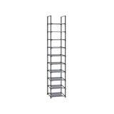 Schoenenrek met 10 niveaus 33 x 33 x 173 cm | Kymiko
