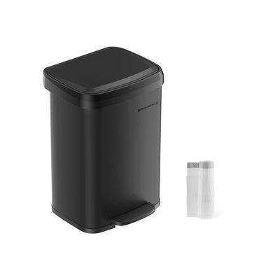 Keukenafvalbak van 50 liter met deksel | Kymiko