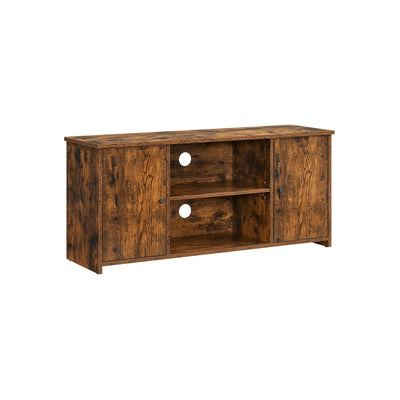 TV-meubel met vintage bruine deuren | Kymiko
