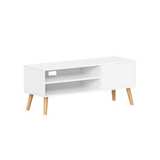 TV-meubel met 1 deur 40 x 120 x 49 cm wit | Kymiko