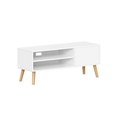 TV-meubel met 1 deur 40 x 120 x 49 cm wit | Kymiko
