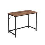 smalle bureautafel met metalen frame | Kymiko