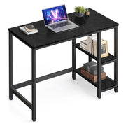 Bureau met 2 planken industrieel design | Kymiko
