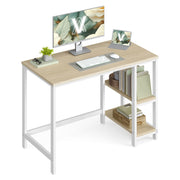 Bureau met 2 planken industrieel design | Kymiko