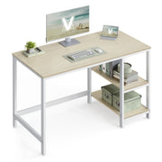 Bureau met 2 planken industrieel design | Kymiko