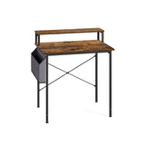 Bureau met monitorstandaard voor thuiskantoor 80 x 55 cm | Kymiko