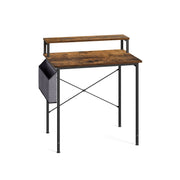 Bureau met monitorstandaard voor thuiskantoor 80 x 55 cm | Kymiko