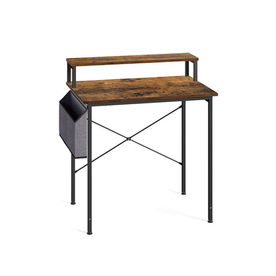 Bureau met monitorstandaard voor thuiskantoor 80 x 55 cm | Kymiko