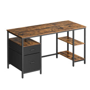 Bureau met planken en lades