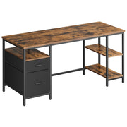 Bureau met planken en lades