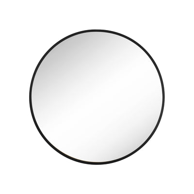 Ronde wandspiegel met metalen frame | Kymiko
