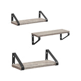 Set van 3 wandplanken in industrieel design | Kymiko