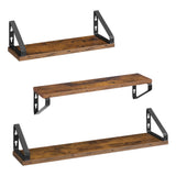 Set van 3 wandplanken in industrieel design | Kymiko