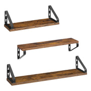 Set van 3 wandplanken in industrieel design