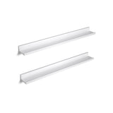 Wandplanken set van 2 wit | Kymiko