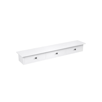 Wandplank met lades wit | Kymiko