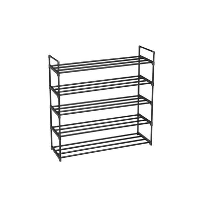 Metalen schoenenrek met 5 planken