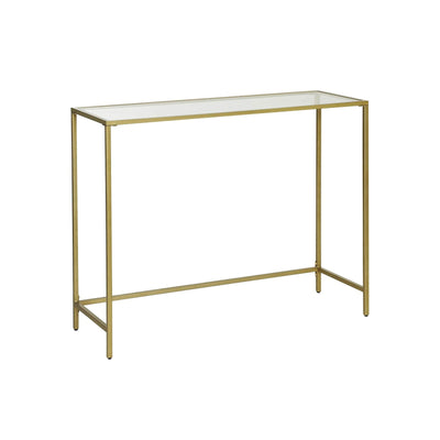 Bijzettafel van gehard glas