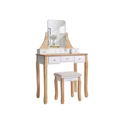 Kaptafel met grote spiegel