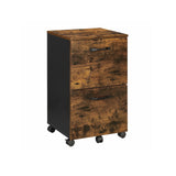 Rolcontainer vintage bruin-zwart | Kymiko
