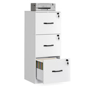 Archiefkast met afsluitbare laden en verstelbare hangstang – detailfoto laden