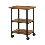 Printertafel met wielen – vooraanzicht