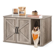 Modern kattenhuis met dubbele deur en handige vooringang