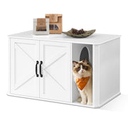 Modern kattenhuis met dubbele deur en handige vooringang